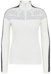 Krimson Klover Summit Zip Neck Layerlangarmshirt Damen - snow