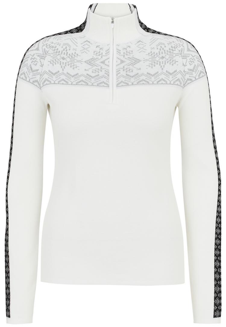 Krimson Klover Krimson Klover Summit Zip Neck Layerlangarmshirt Damen - snow - 0 | SportScheck