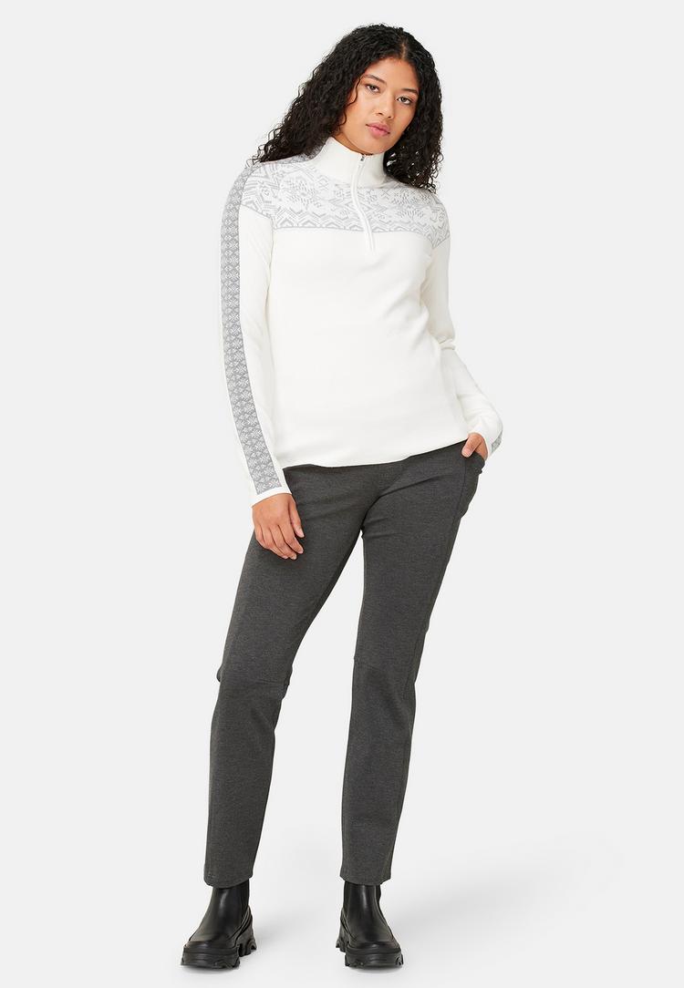 Krimson Klover Krimson Klover Summit Zip Neck Layerlangarmshirt Damen - snow - 2 | SportScheck