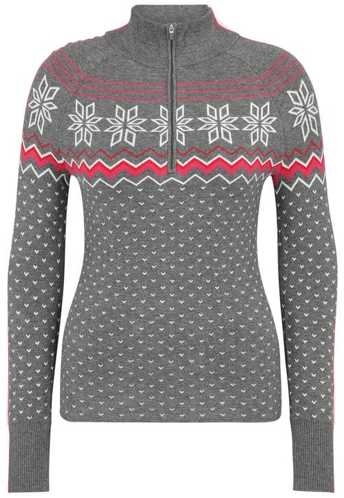 Krimson Klover Snowhut Zip Neck Layerlangarmshirt Damen