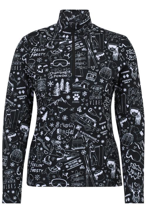 Krimson Klover Graffiti Top Layerlangarmshirt Damen