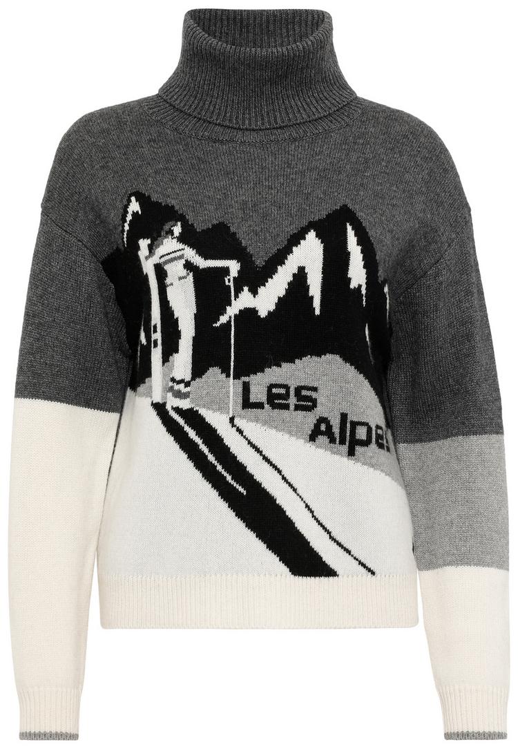 Krimson Klover Krimson Klover Les Alpes Turtleneck Layerlangarmshirt Damen - charcoal - 0 | SportScheck
