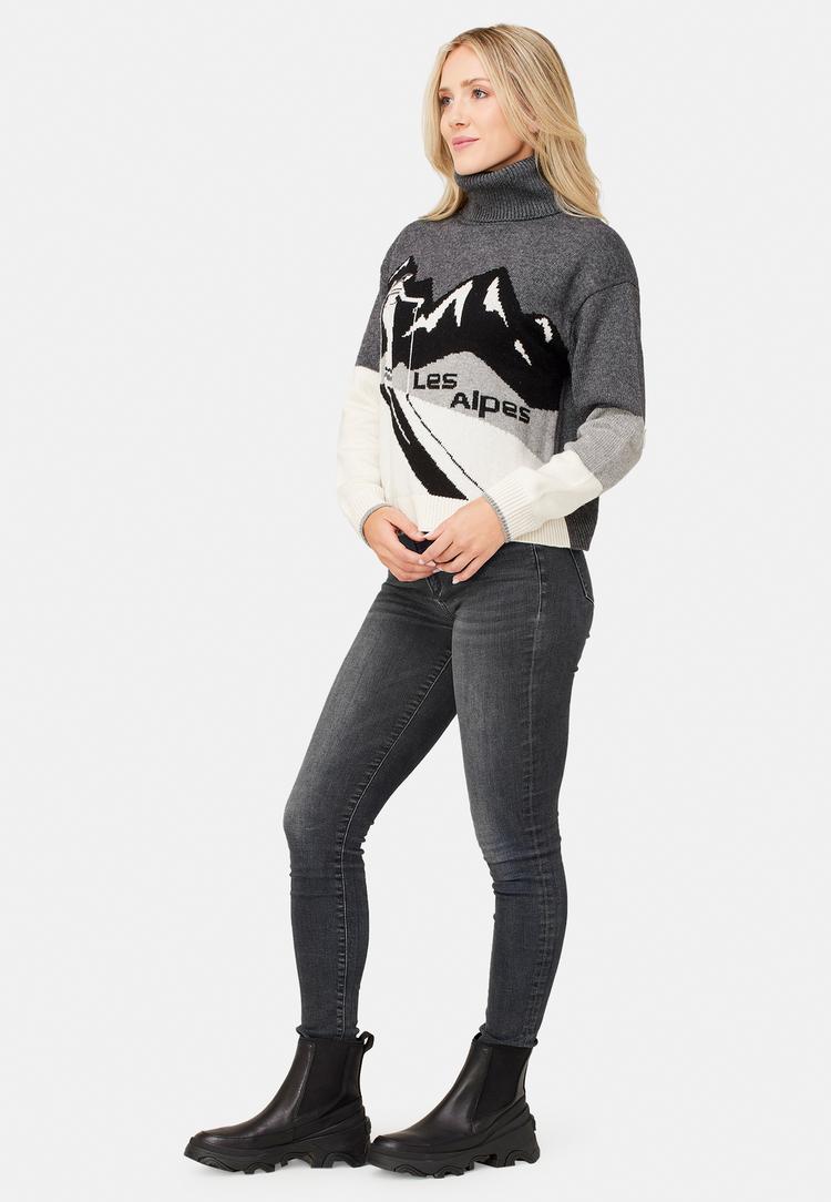 Krimson Klover Krimson Klover Les Alpes Turtleneck Layerlangarmshirt Damen - charcoal - 1 | SportScheck