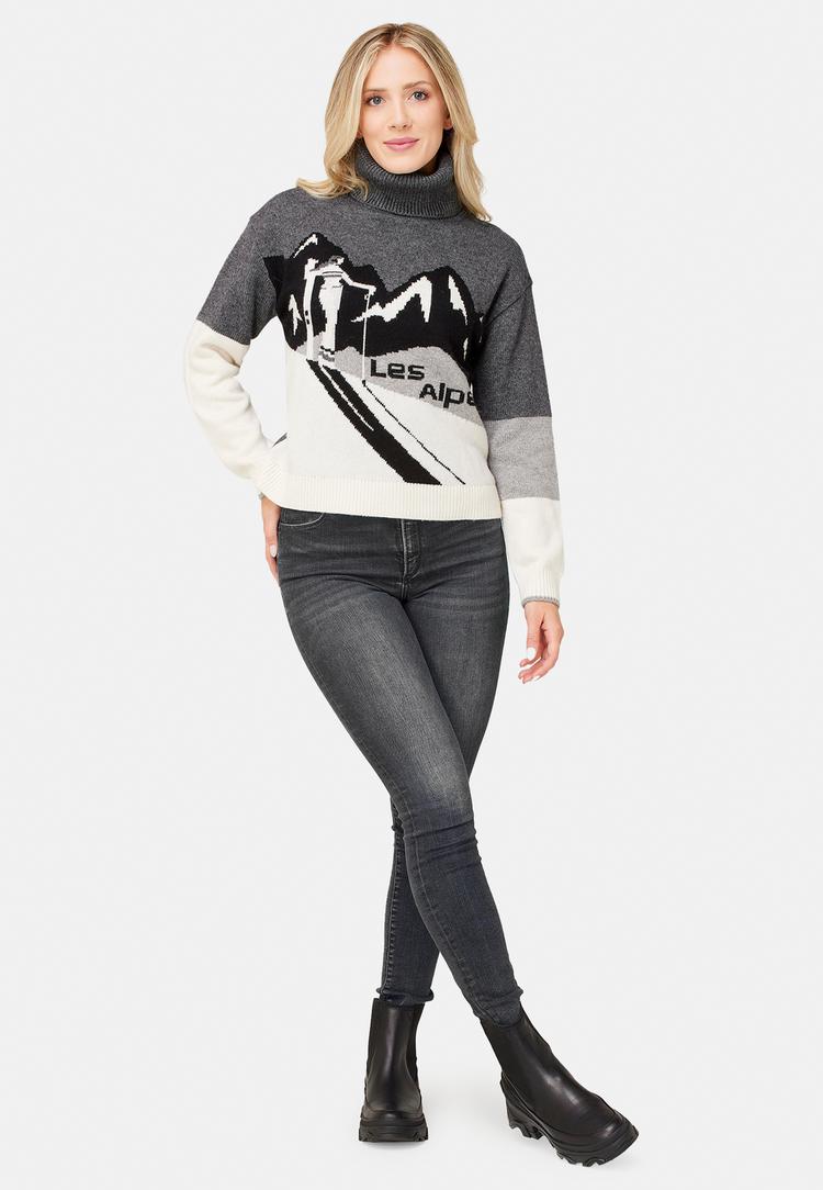 Krimson Klover Krimson Klover Les Alpes Turtleneck Layerlangarmshirt Damen - charcoal - 3 | SportScheck