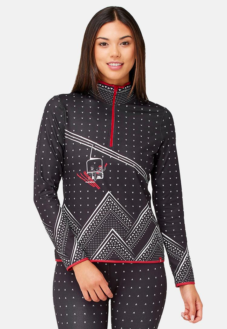 Krimson Klover Krimson Klover Adrenaline Top Layerlangarmshirt Damen - black - 0 | SportScheck