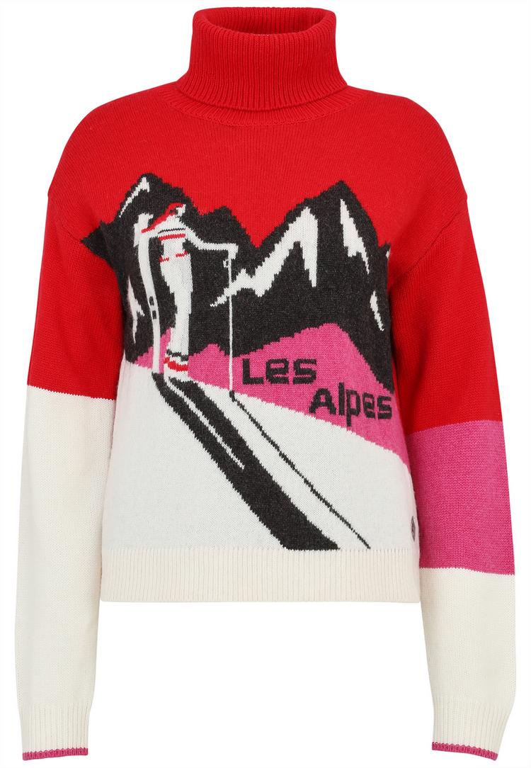 Krimson Klover Krimson Klover Les Alpes Turtleneck Layerlangarmshirt Damen - racing red - 0 | SportScheck