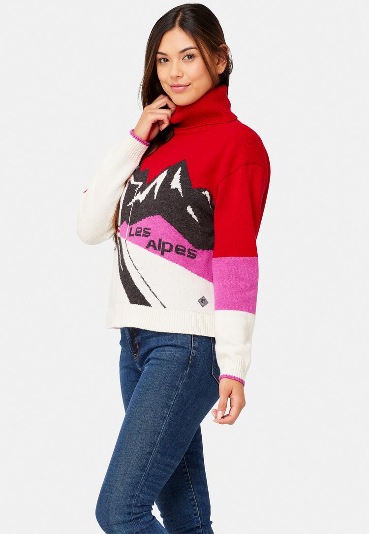 Krimson Klover Krimson Klover Les Alpes Turtleneck Layerlangarmshirt Damen - racing red - 2 | SportScheck
