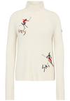 Krimson Klover Janica Sweater Layerlangarmshirt Damen - snow