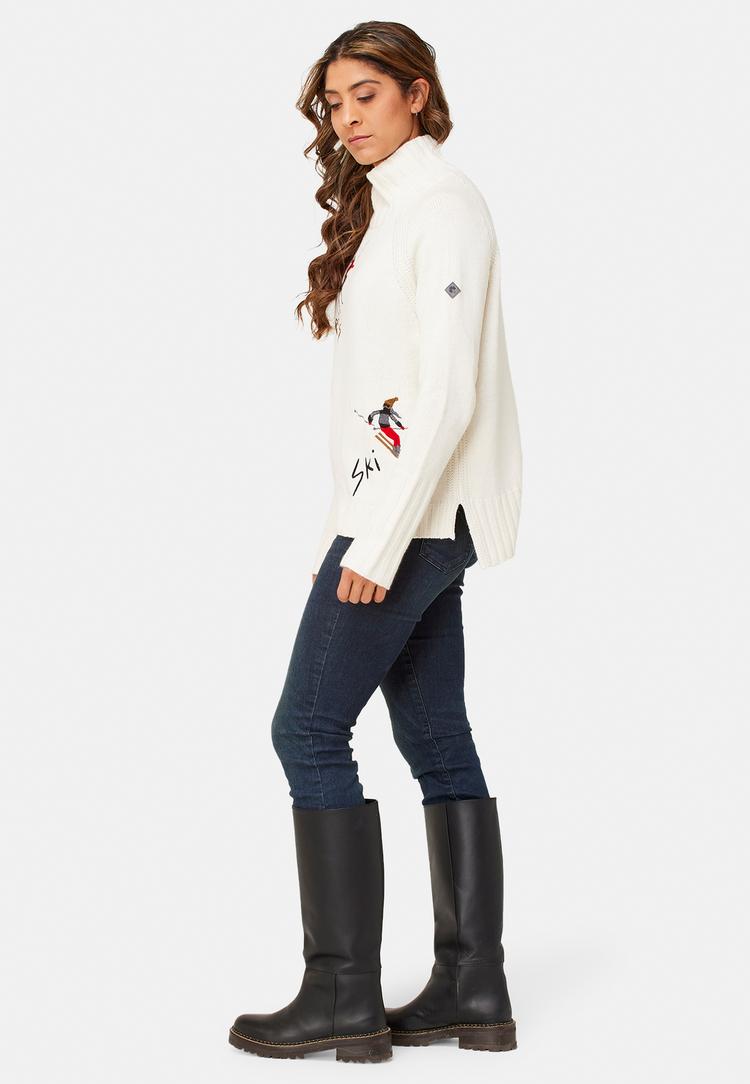 Krimson Klover Krimson Klover Janica Sweater Layerlangarmshirt Damen - snow - 2 | SportScheck