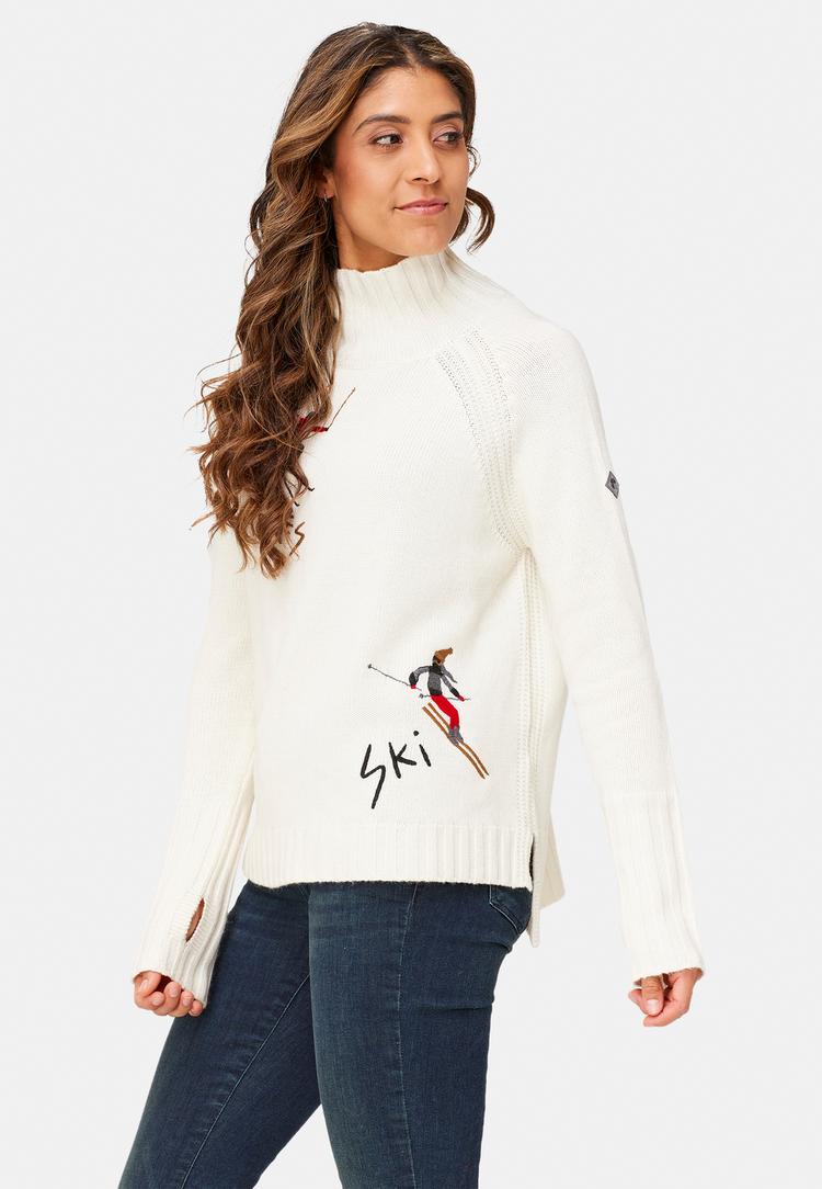 Krimson Klover Krimson Klover Janica Sweater Layerlangarmshirt Damen - snow - 3 | SportScheck