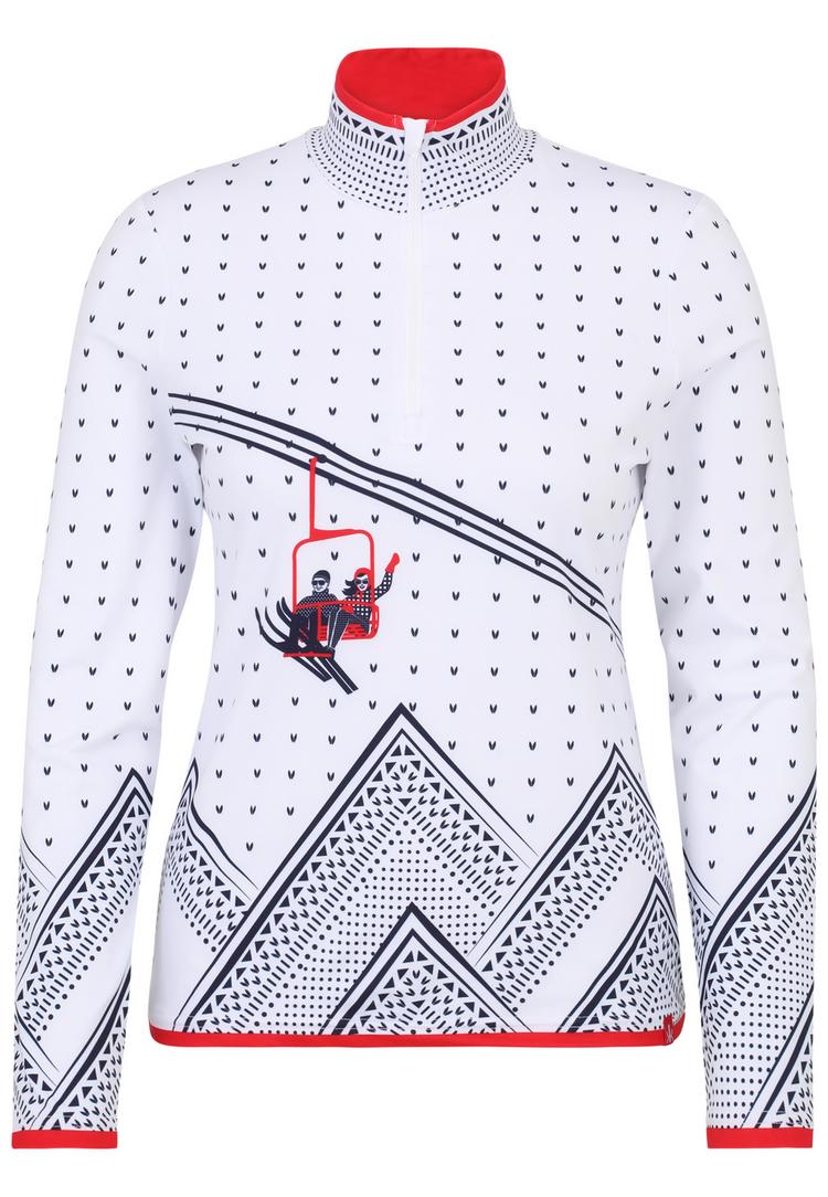 Krimson Klover Krimson Klover Adrenaline Top Layerlangarmshirt Damen - white - 0 | SportScheck