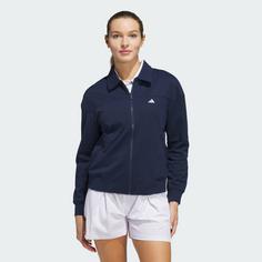 Rückansicht von adidas Go-To Twistknit Jacke Trainingsjacke Damen Collegiate Navy
