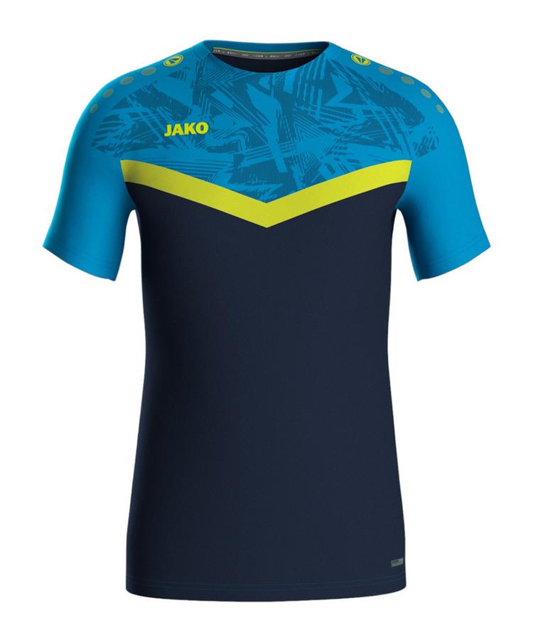 JAKO JAKO Iconic T-Shirt Funktionsshirt - blaugelb - 0 | SportScheck