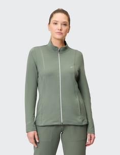 Rückansicht von JOY sportswear DORIT Trainingsjacke Damen grape leaf