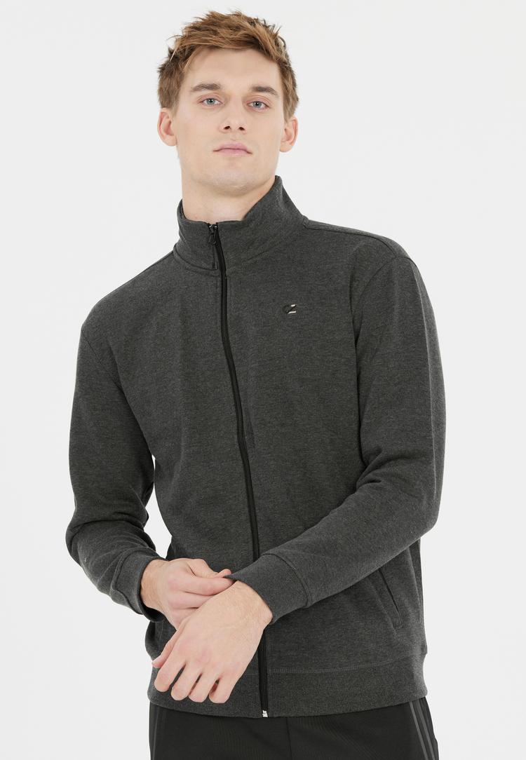 Cruz Cruz Pitt Sweatjacke Herren - 1011 Dark Grey Melange - 1 | SportScheck