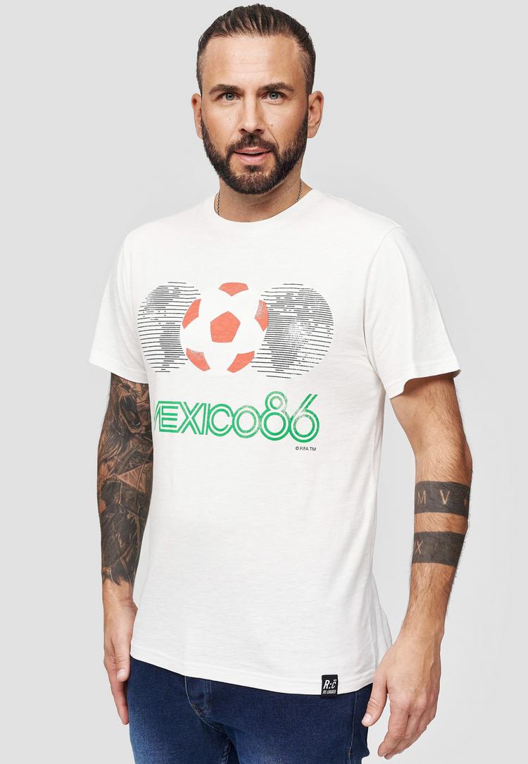 Re:Covered Re:Covered FIFA World Cup 1986 Printshirt Herren - Ecru - 2 | SportScheck