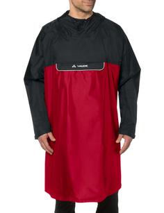 Rückansicht von VAUDE Valero Poncho Poncho indian red