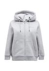 Peak Performance W Original Small Logo Zip Hood Sweatshirt Damen - GRAU