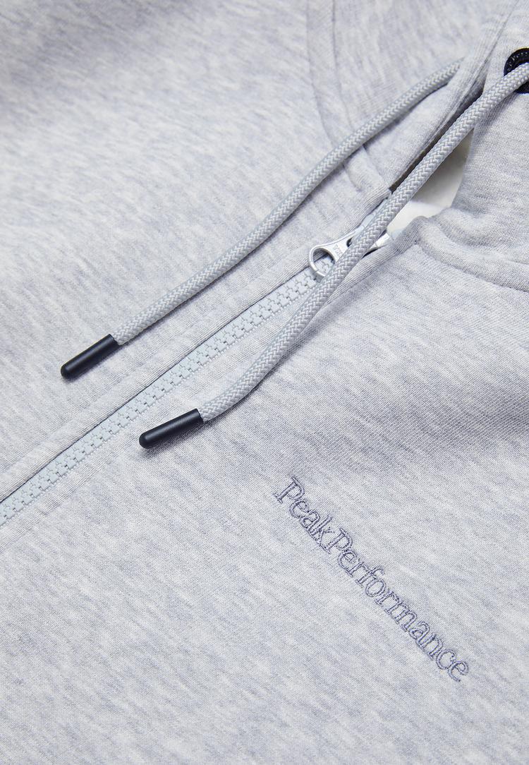 Peak Performance Peak Performance W Original Small Logo Zip Hood Sweatshirt Damen - GRAU - 1 | SportScheck