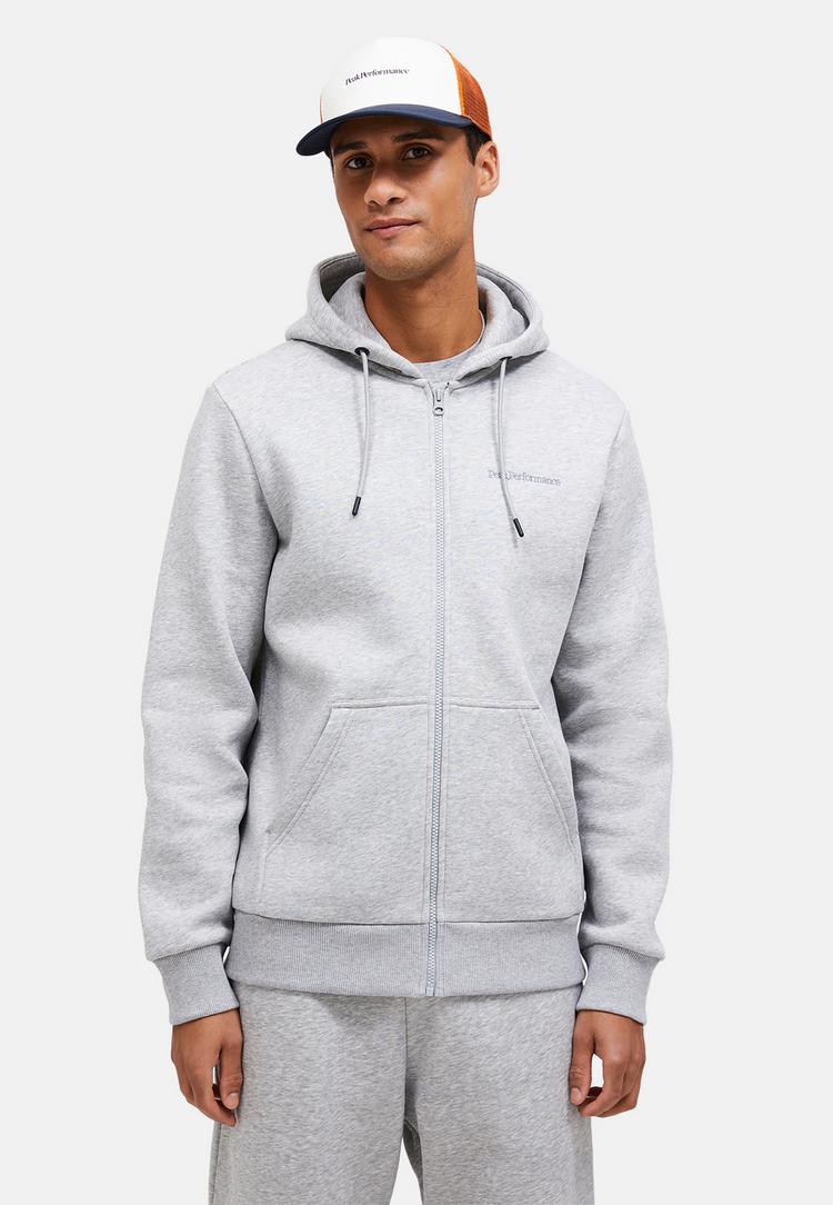 Peak Performance Peak Performance M Original Small Logo Zip Hood Sweatshirt Herren - GRAU - 0 | SportScheck