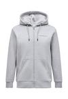 Peak Performance M Original Small Logo Zip Hood Sweatshirt Herren - GRAU