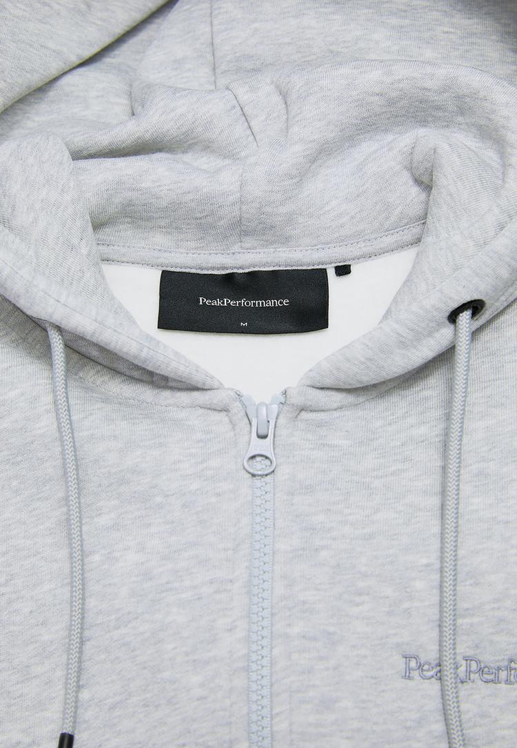 Peak Performance Peak Performance M Original Small Logo Zip Hood Sweatshirt Herren - GRAU - 3 | SportScheck