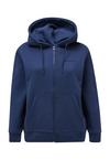 Peak Performance W Original Small Logo Zip Hood Sweatshirt Damen - dunkelblau
