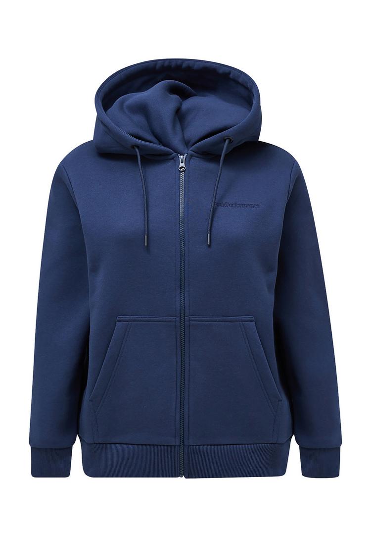 Peak Performance Peak Performance W Original Small Logo Zip Hood Sweatshirt Damen - dunkelblau - 0 | SportScheck