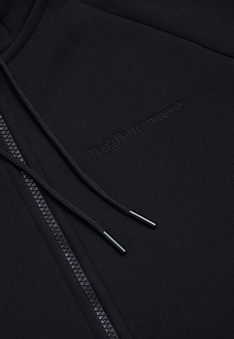 Peak Performance Peak Performance W Original Small Logo Zip Hood Sweatshirt Damen - schwarz - 1 | SportScheck
