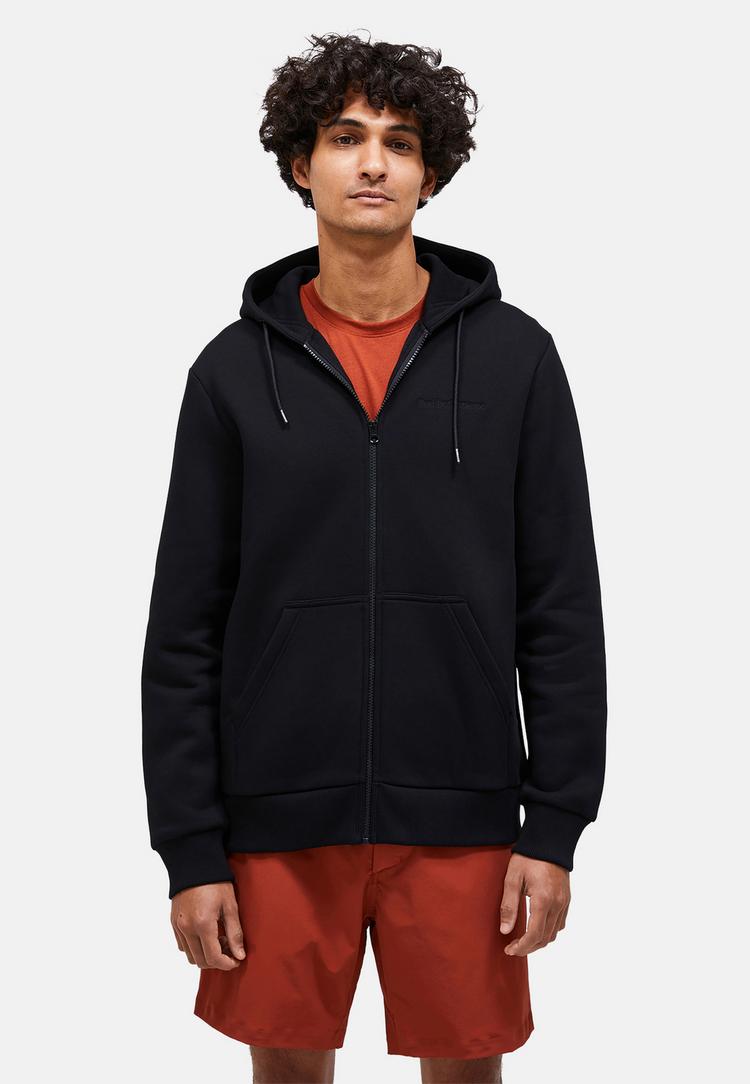 Peak Performance Peak Performance M Original Small Logo Zip Hood Sweatshirt Herren - schwarz - 1 | SportScheck