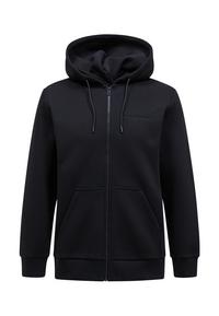 Peak Performance M Original Small Logo Zip Hood Sweatshirt Herren - schwarz