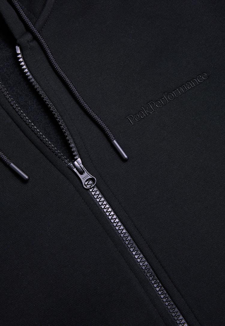 Peak Performance Peak Performance M Original Small Logo Zip Hood Sweatshirt Herren - schwarz - 1 | SportScheck