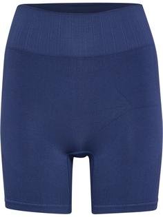 hummel hmlMT DEFINE SEAML SCRUNCH SHORTS Funktionsshorts Damen BLUE INDIGO