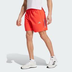 Rückansicht von adidas Gym+ Training 3-Streifen Woven Shorts Funktionsshorts Herren Bright Red