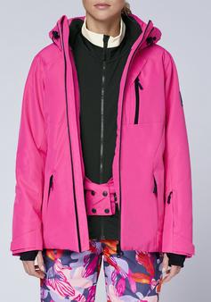 Rückansicht von Chiemsee Skijacke Skijacke Damen 18-2143 Beetroot Purple