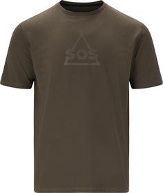 SOS Kvitfjell Printshirt Herren 1071 Black Ink