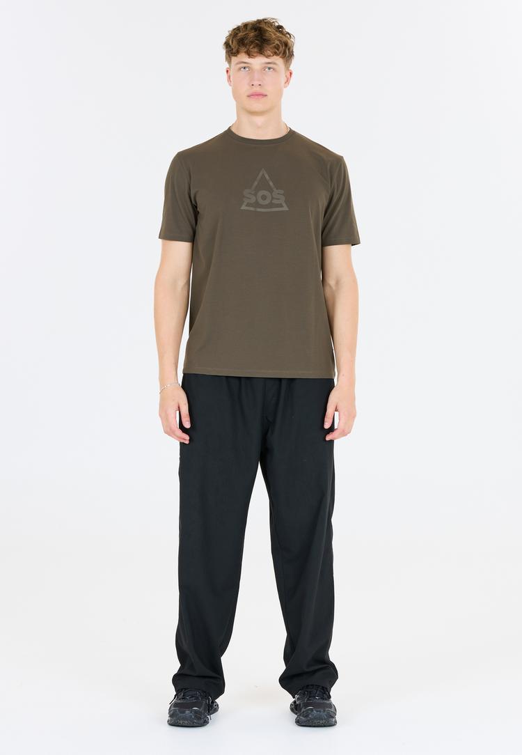 SOS SOS Kvitfjell Printshirt Herren - 1071 Black Ink - 0 | SportScheck