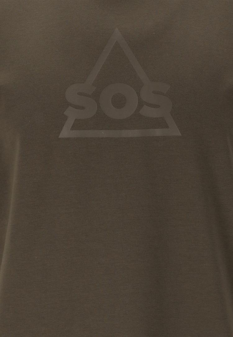 SOS SOS Kvitfjell Printshirt Herren - 1071 Black Ink - 0 | SportScheck