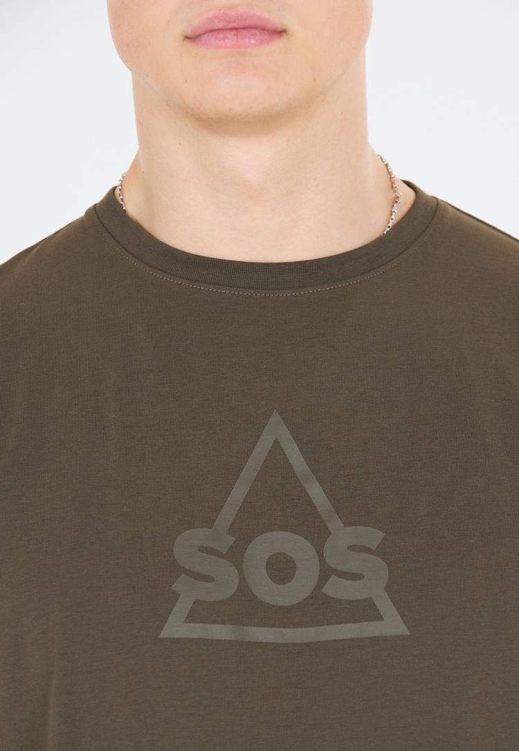 SOS SOS Kvitfjell Printshirt Herren - 1071 Black Ink - 1 | SportScheck