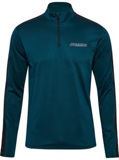 hummel hmlTE STRENGTH PL HALF ZIP Funktionssweatshirt Herren REFLECTING POND