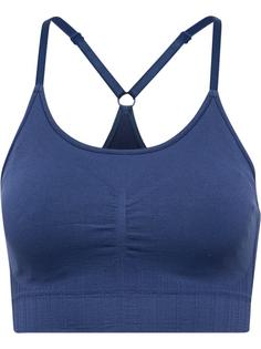 hummel hmlMT DEFINE SEAMLESS PADDED BRA Funktionstop Damen BLUE INDIGO
