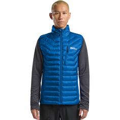 Rückansicht von Jack Wolfskin ROUTEBURN PRO INS VEST M Outdoorweste Herren vibrant blue