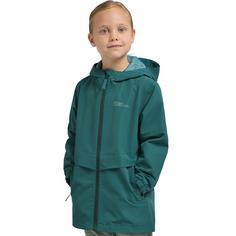 Rückansicht von Jack Wolfskin MALIMA JACKET G Funktionsjacke Kinder jade green