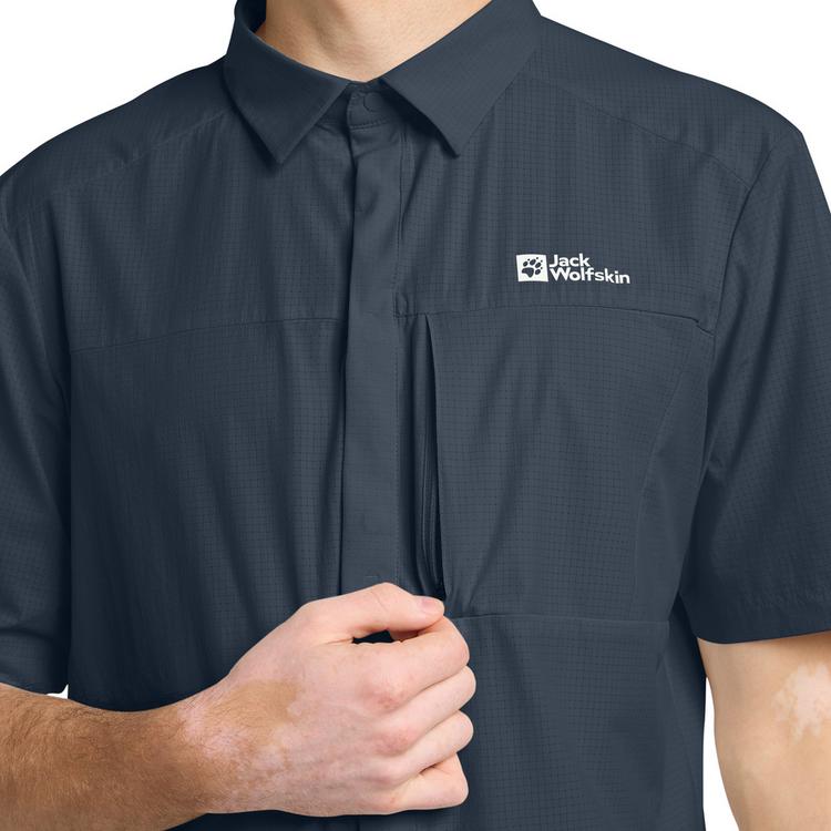 Jack Wolfskin Jack Wolfskin VANDRA S/S SHIRT M Kurzarmhemd Herren - midnight sky - 2 | SportScheck