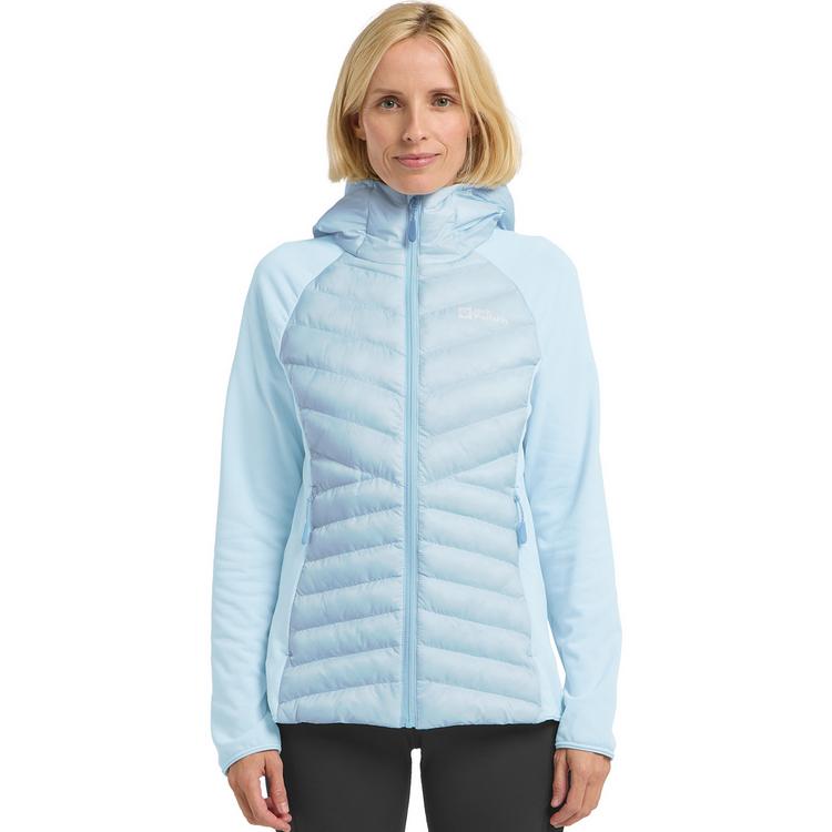 Jack Wolfskin Jack Wolfskin ROUTEBURN PRO HYBRID W Fleecejacke Damen - ice blue - 0 | SportScheck