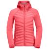 Jack Wolfskin ROUTEBURN PRO HYBRID W Fleecejacke Damen - sunset coral