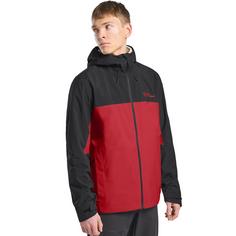 Rückansicht von Jack Wolfskin WEILTAL 2L JKT M Funktionsjacke Herren adrenaline red