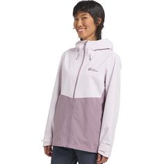 Rückansicht von Jack Wolfskin WEILTAL 2L JKT W Funktionsjacke Damen pale lavendar