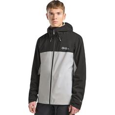 Rückansicht von Jack Wolfskin WEILTAL 2L JKT M Funktionsjacke Herren cool grey