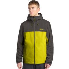 Rückansicht von Jack Wolfskin WEILTAL 2L JKT M Funktionsjacke Herren chartreuse